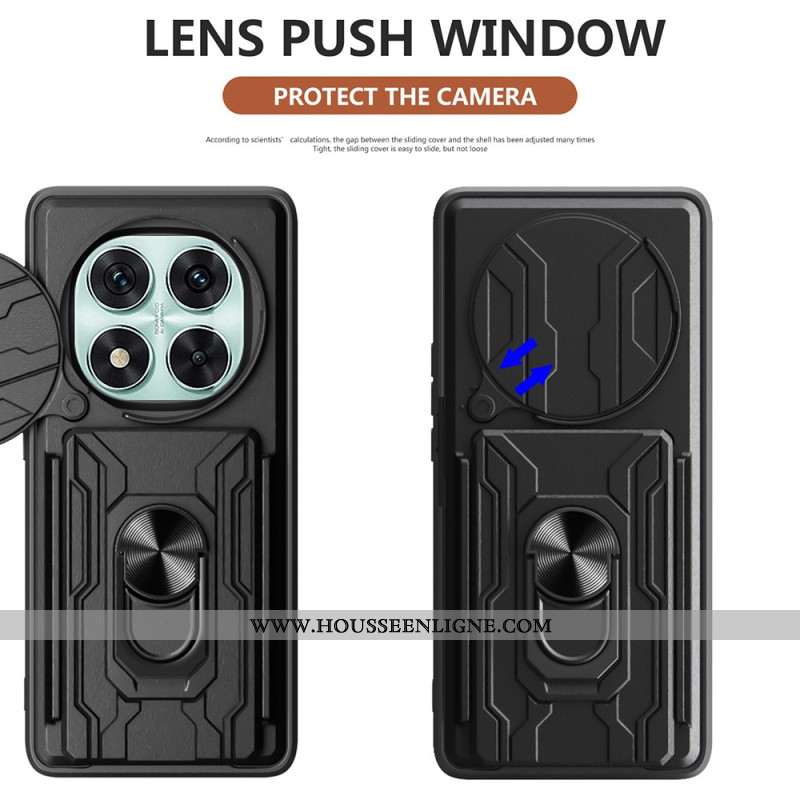 Coque Xiaomi Redmi Note 14 Pro 5G / Poco X7 Support et Protection Coulissante pour Caméra