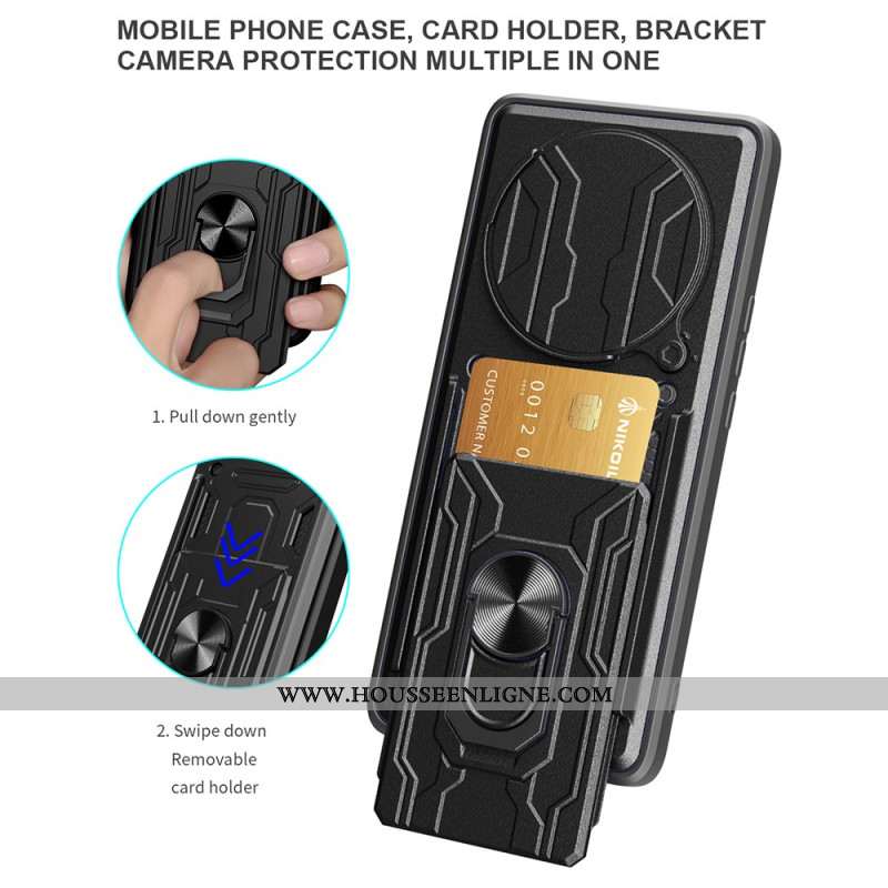 Coque Xiaomi Redmi Note 14 Pro 5G / Poco X7 Support et Protection Coulissante pour Caméra