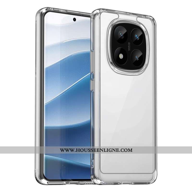 Coque Xiaomi Redmi Note 14 Pro 5G / Poco X7 Transparente avec Protection Écran Intégrale en Verre Tr