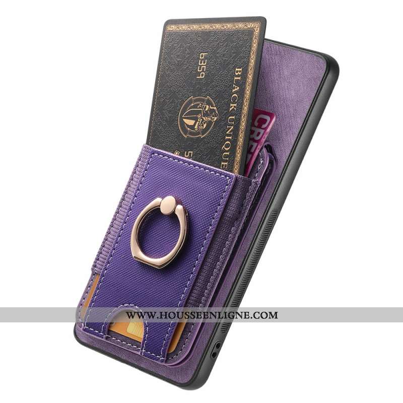 Coque Xiaomi Redmi Note 14 Pro Plus 5G Blocage RFID Porte-Cartes Détachable