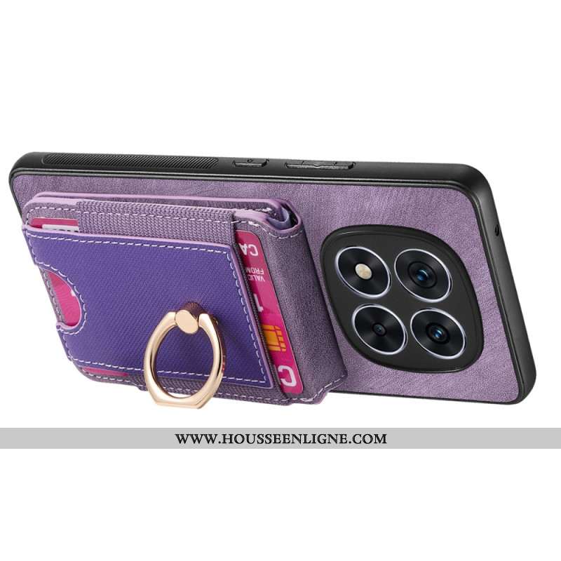 Coque Xiaomi Redmi Note 14 Pro Plus 5G Blocage RFID Porte-Cartes Détachable