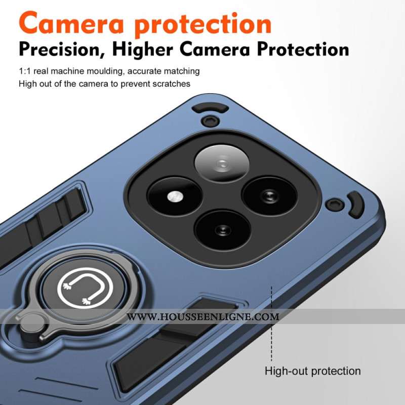 Coque Xiaomi Redmi Note 14 Pro Plus 5G Camshield Coulissant et Support
