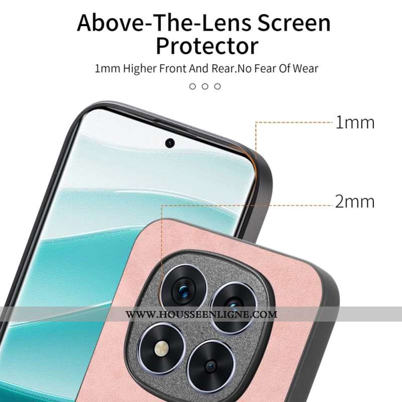 Coque Xiaomi Redmi Note 14 Pro Plus 5G Effet Cuir Compatible MagSafe