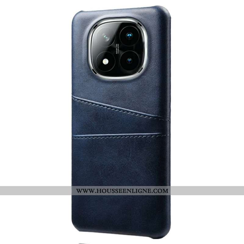 Coque Xiaomi Redmi Note 14 Pro Plus 5G Effet Cuir Porte-Cartes