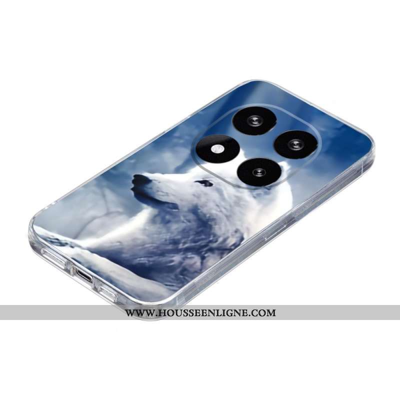 Coque Xiaomi Redmi Note 14 Pro Plus 5G Loup Blanc