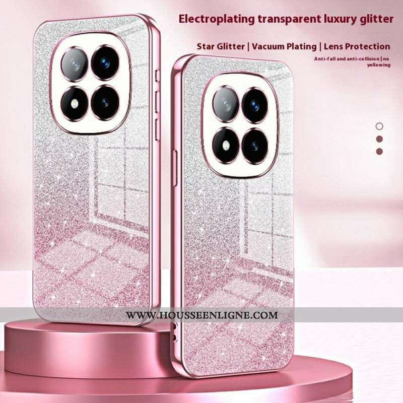 Coque Xiaomi Redmi Note 14 Pro Plus 5G Paillettes Dégradées