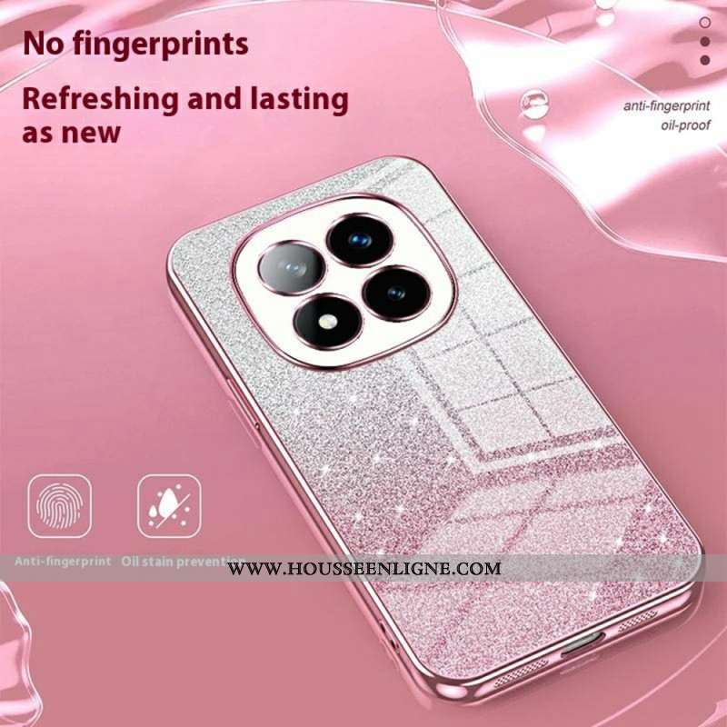Coque Xiaomi Redmi Note 14 Pro Plus 5G Paillettes Dégradées