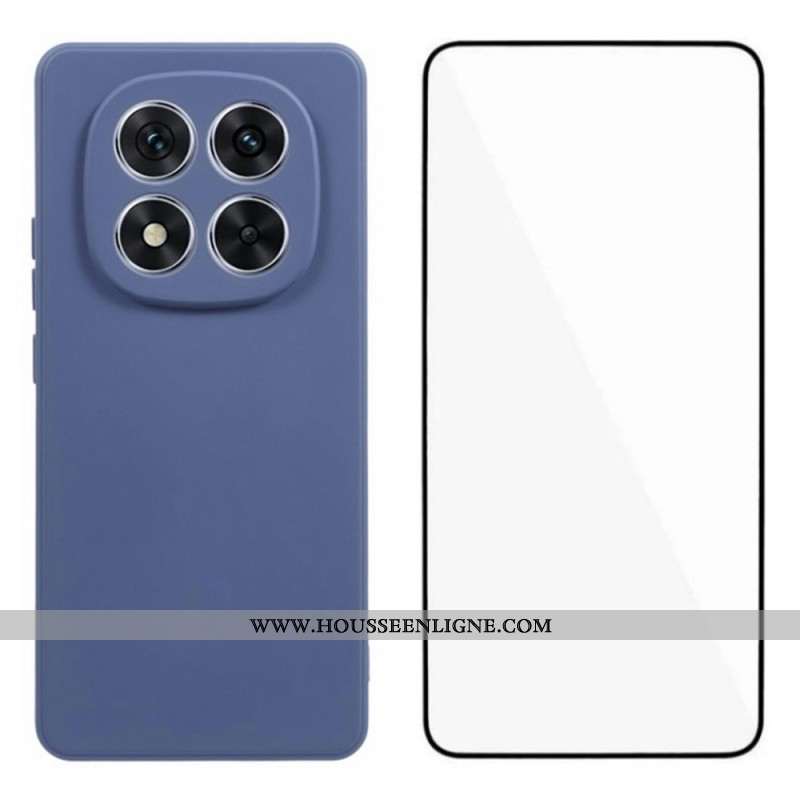 Coque Xiaomi Redmi Note 14 Pro Plus 5G Silicone avec Protecteur d'Écran