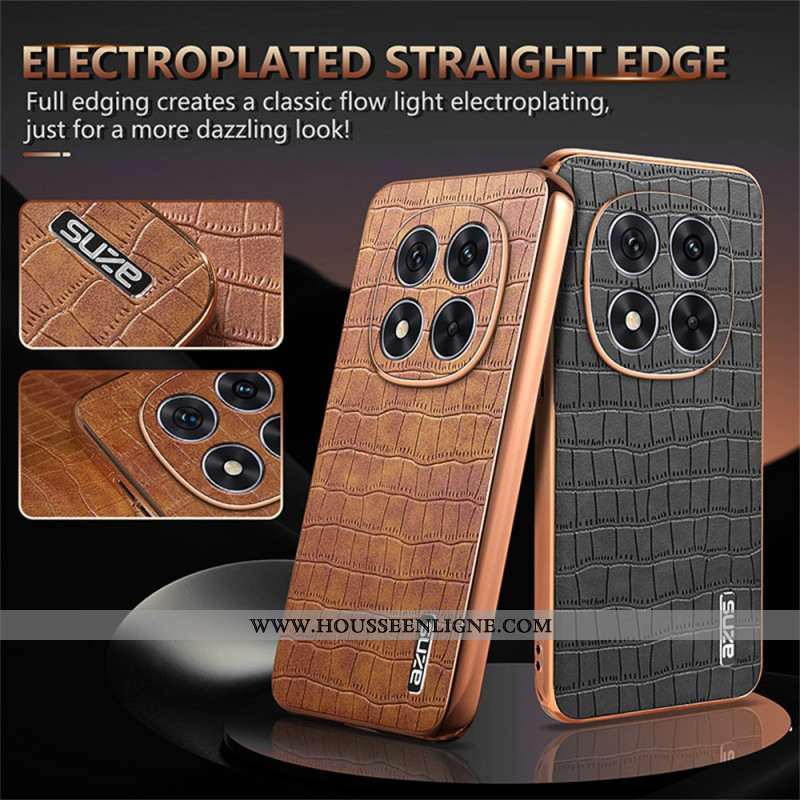 Coque Xiaomi Redmi Note 14 Pro Plus 5G Texture Crocodile AZNS