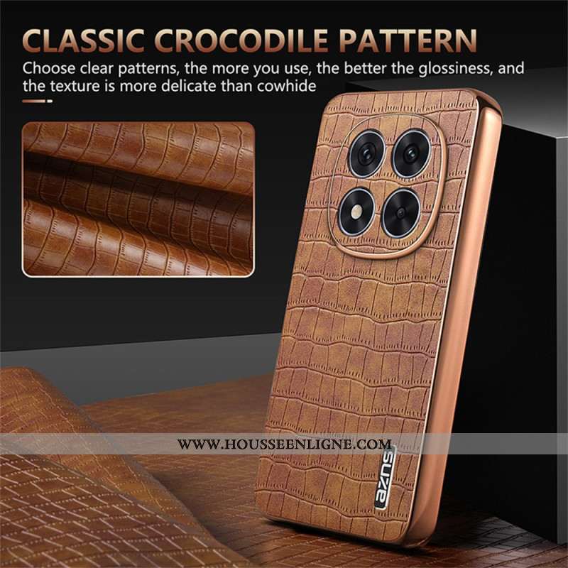 Coque Xiaomi Redmi Note 14 Pro Plus 5G Texture Crocodile AZNS