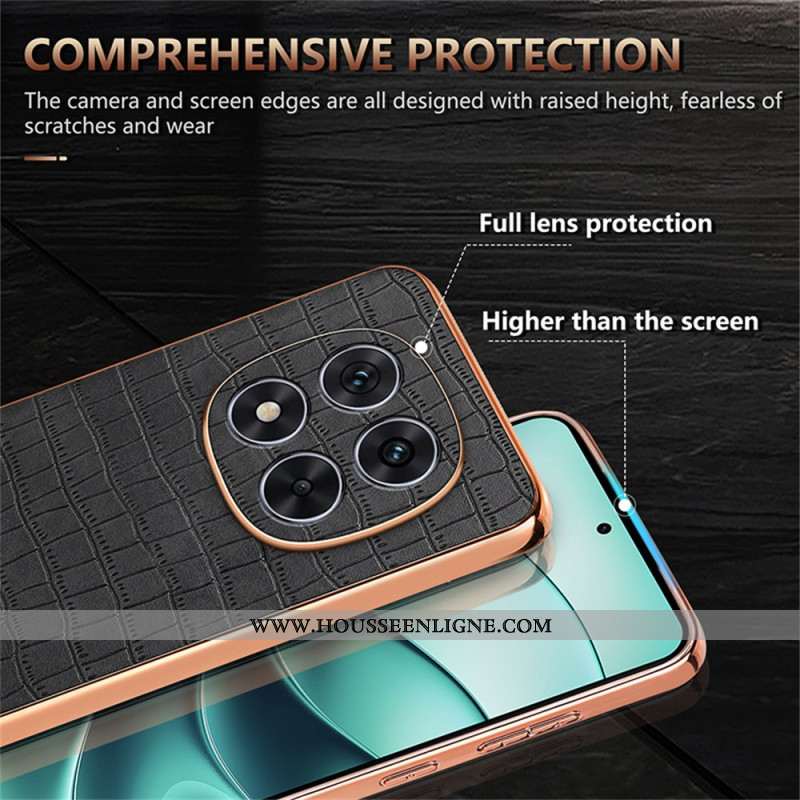 Coque Xiaomi Redmi Note 14 Pro Plus 5G Texture Crocodile AZNS