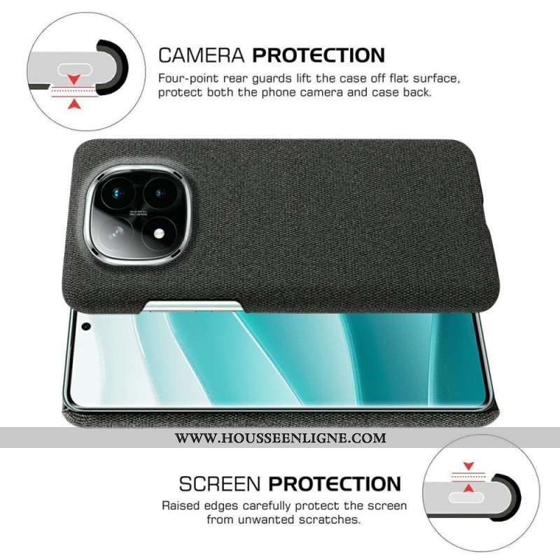 Coque Xiaomi Redmi Note 14 Pro Plus 5G Tissu