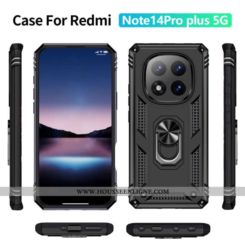 Coque Xiaomi Redmi Note 14 Pro Plus 5G Ultra Résistante Support Rotatif