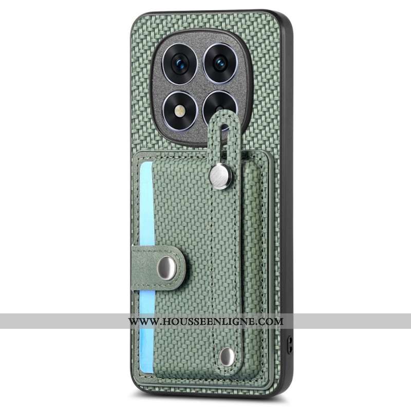 Coque Xiaomi Redmi Note 14 Pro Plus 5G avec Porte-Cartes et Sangle Manuelle