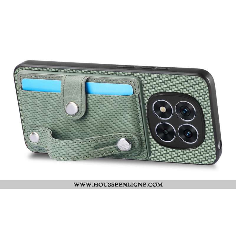 Coque Xiaomi Redmi Note 14 Pro Plus 5G avec Porte-Cartes et Sangle Manuelle