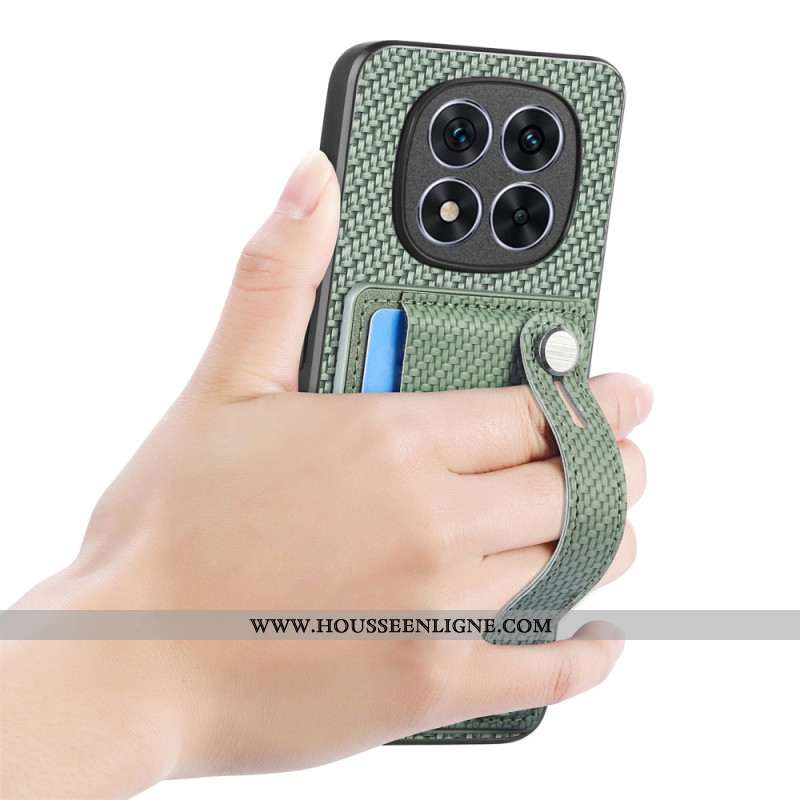 Coque Xiaomi Redmi Note 14 Pro Plus 5G avec Porte-Cartes et Sangle Manuelle