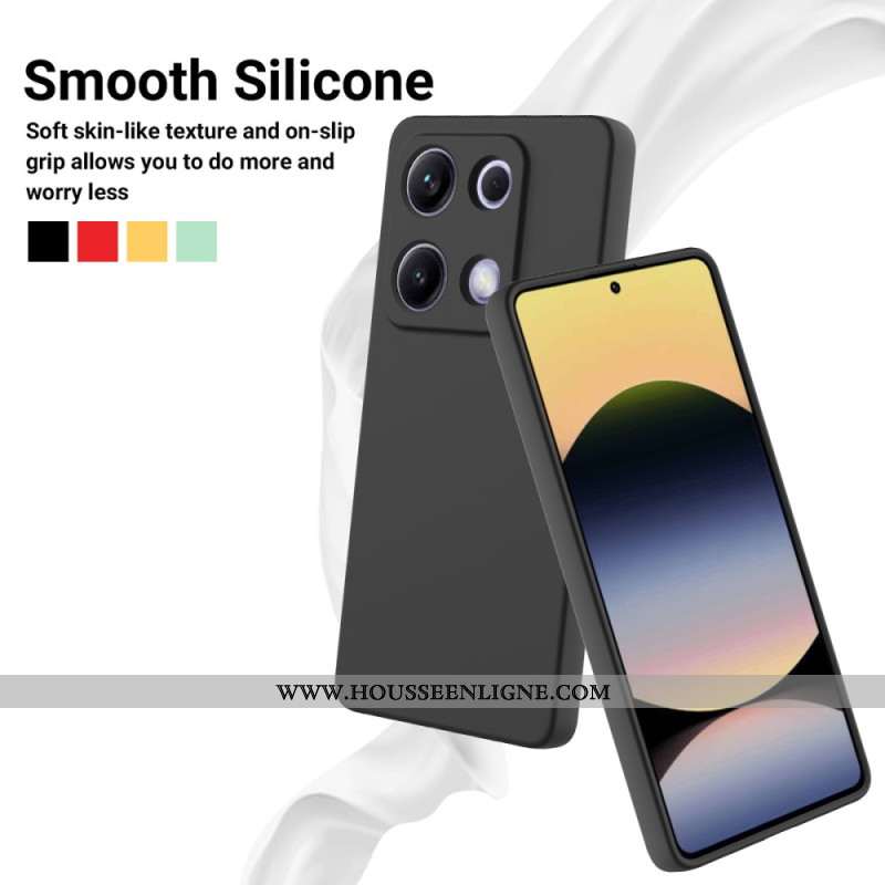 Coque Xiaomi Redmi Note 14S Silicone Liquide à Lanière