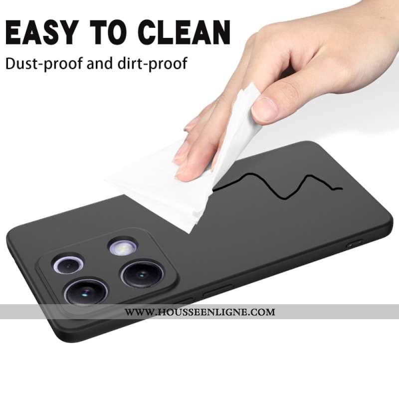 Coque Xiaomi Redmi Note 14S Silicone Liquide à Lanière