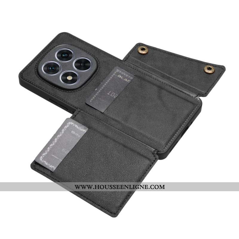 Coque Xiaomi Redmi Note 15 5G / 4G / Poco M8 5G Porte-Cartes et Support Intégré