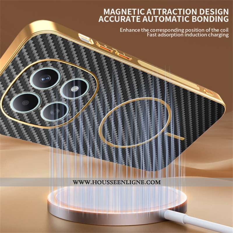 Coque Xiaomi Redmi Note 15 5G / 4G / Poco M8 5G Texture Fibre de Carbone