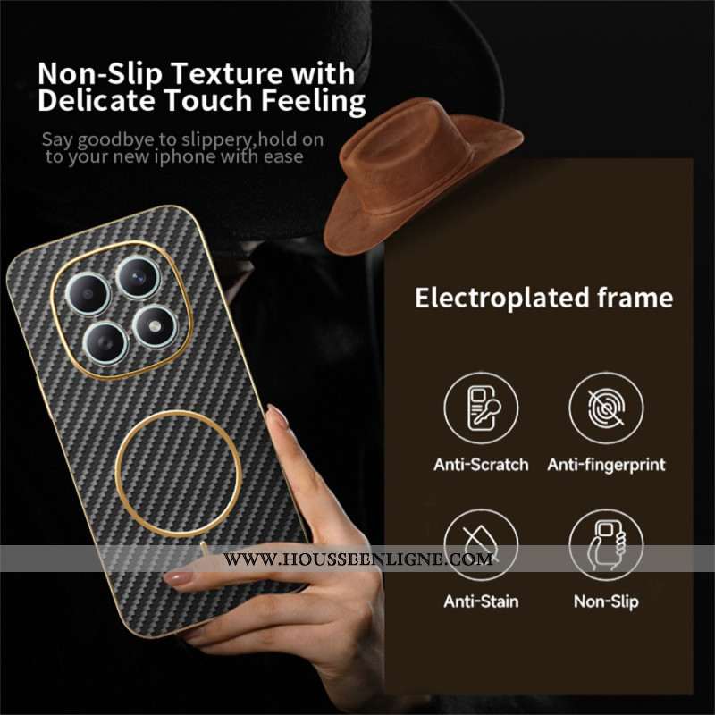 Coque Xiaomi Redmi Note 15 5G / 4G / Poco M8 5G Texture Fibre de Carbone