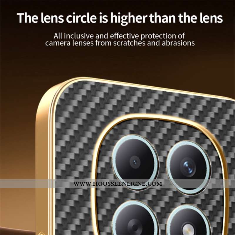 Coque Xiaomi Redmi Note 15 5G / 4G / Poco M8 5G Texture Fibre de Carbone