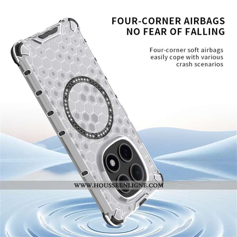 Coque Xiaomi Redmi Note 15 5G / Poco M8 5G MagSafe Design Nid d'Abeille