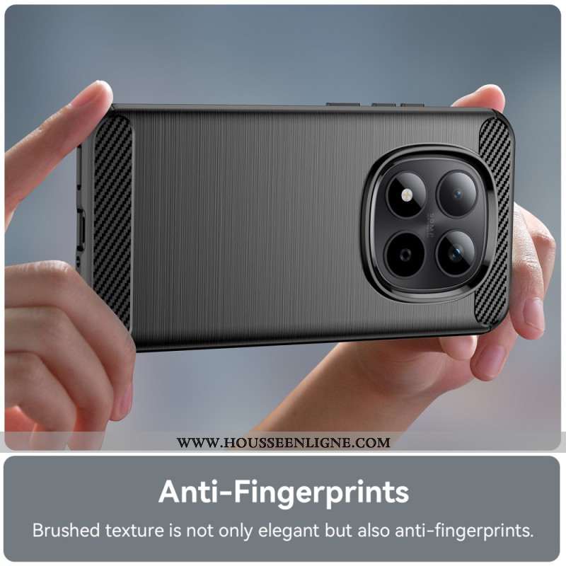 Coque Xiaomi Redmi Note 15 Pro 5G Fibre Carbone Brossée