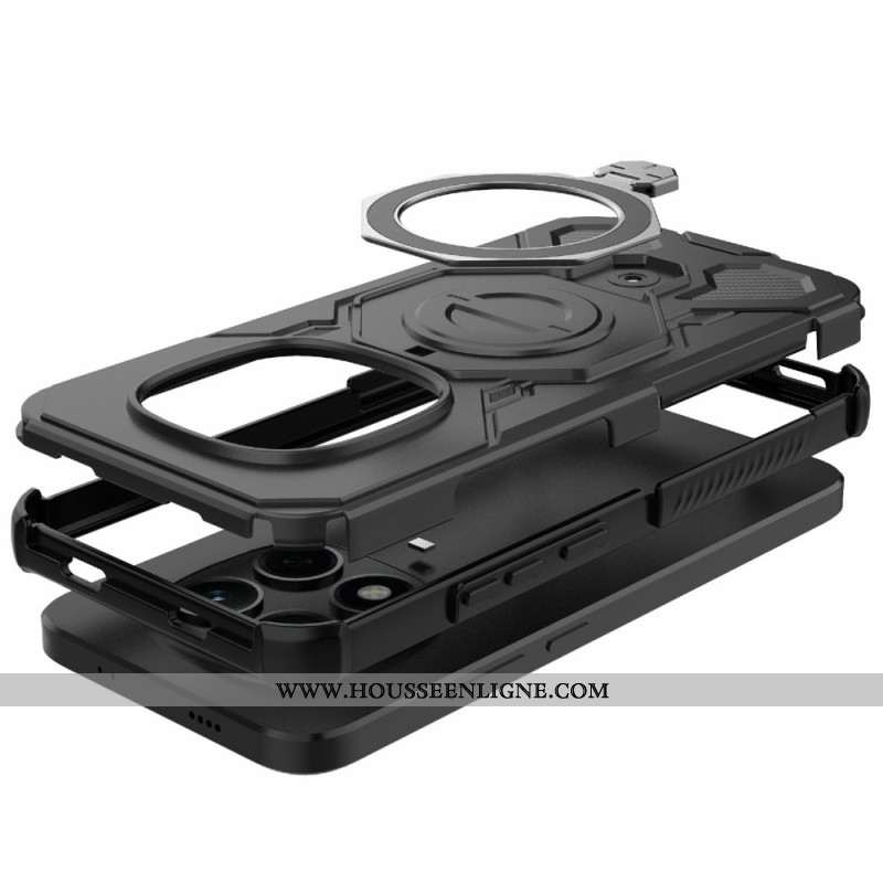 Coque Xiaomi Redmi Note 15 Pro 5G Magnétique avec Béquille Rotative