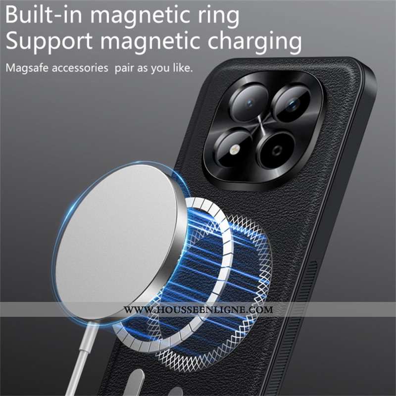 Coque Xiaomi Redmi Note 15 Pro 5G Magnétique avec Cadre Métal pour Objectif