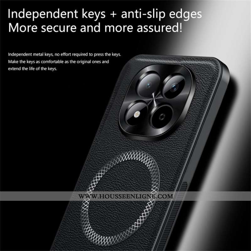 Coque Xiaomi Redmi Note 15 Pro 5G Magnétique avec Cadre Métal pour Objectif