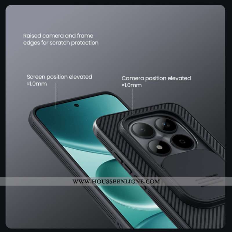Coque Xiaomi Redmi Note 15 Pro 5G Protection Caméra Coulissante NILLKIN