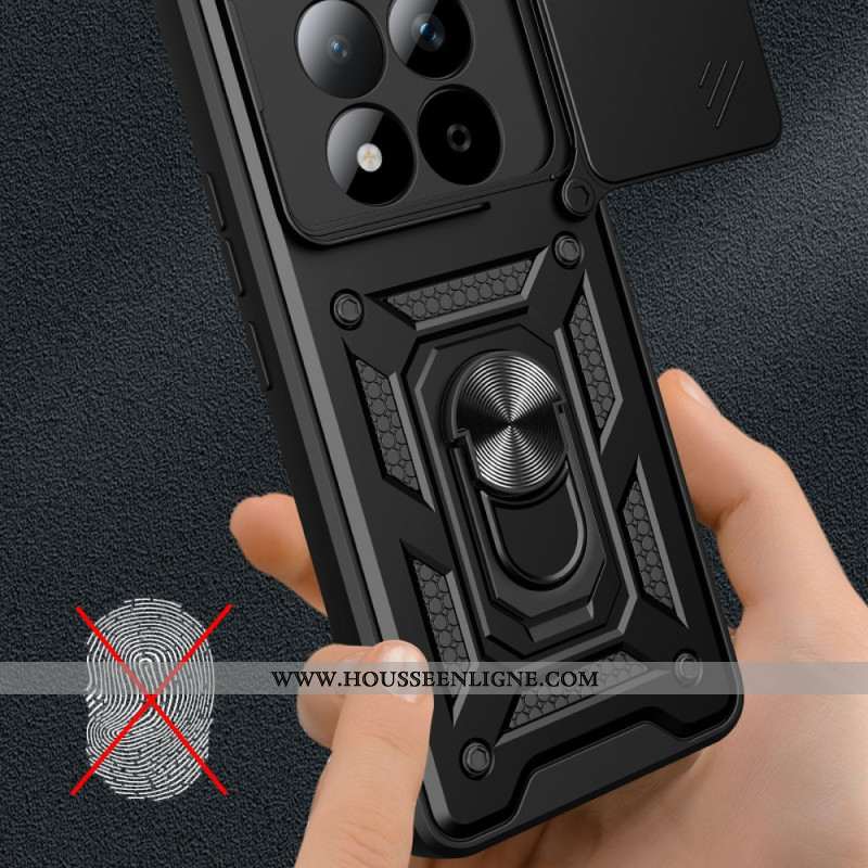 Coque Xiaomi Redmi Note 15 Pro 5G Protection Caméra Coulissante et Support