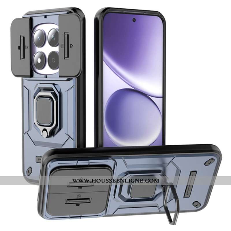 Coque Xiaomi Redmi Note 15 Pro 5G Ring Résistante avec Cache-Objectif