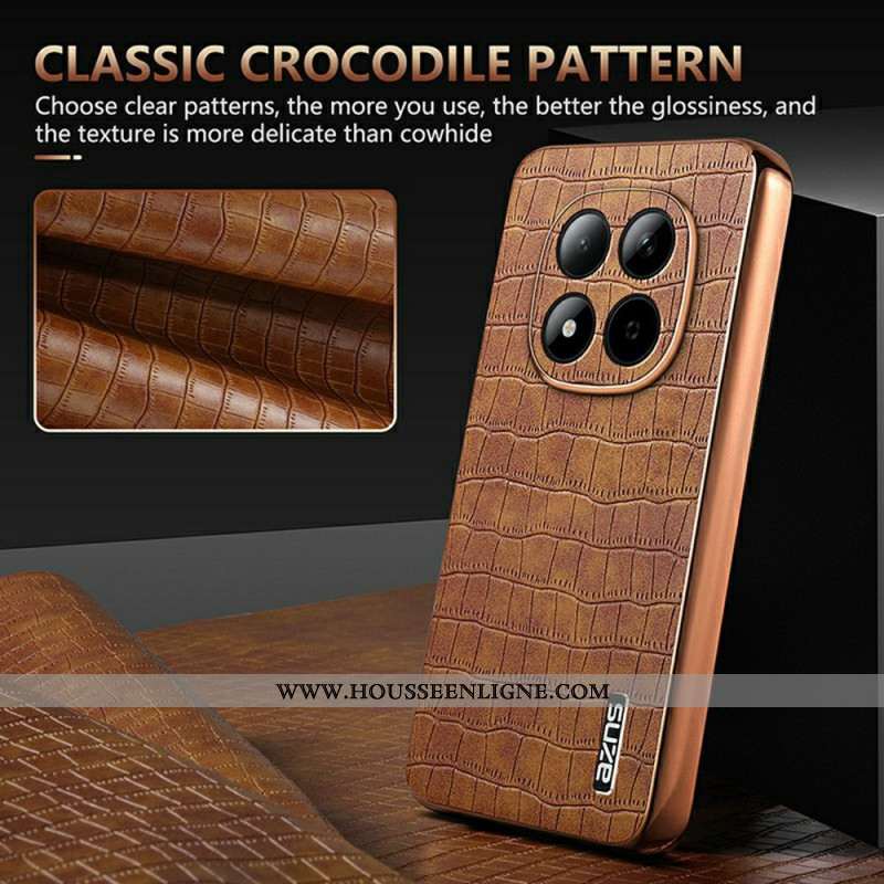 Coque Xiaomi Redmi Note 15 Pro 5G Texture Crocodile AZNS