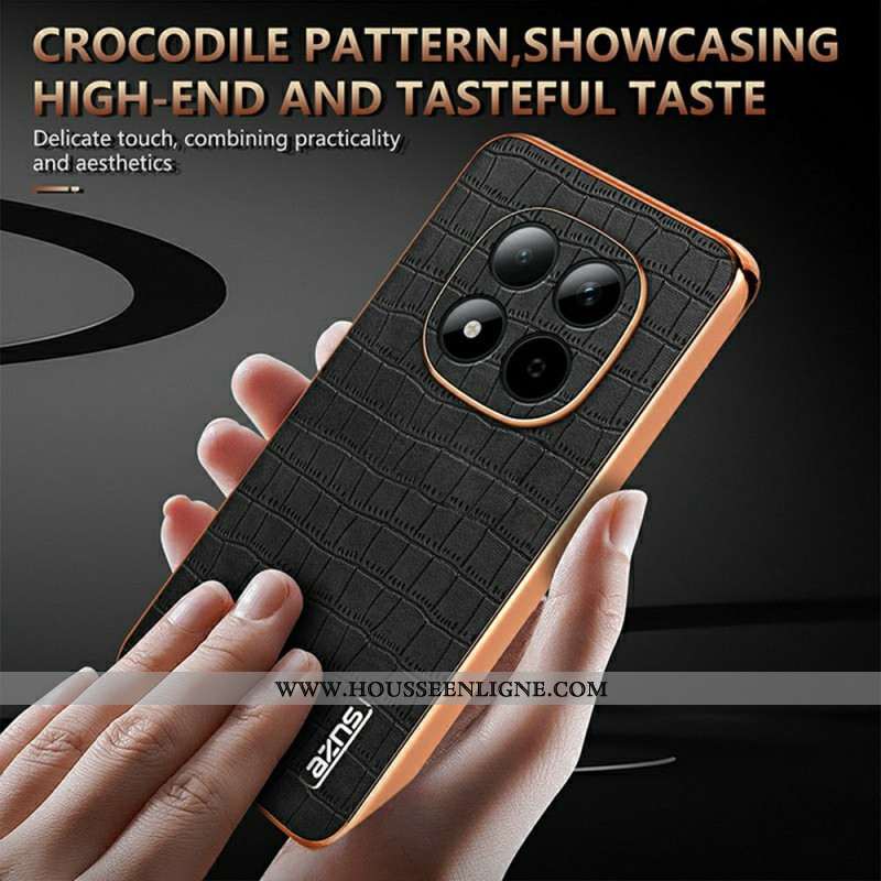 Coque Xiaomi Redmi Note 15 Pro 5G Texture Crocodile AZNS