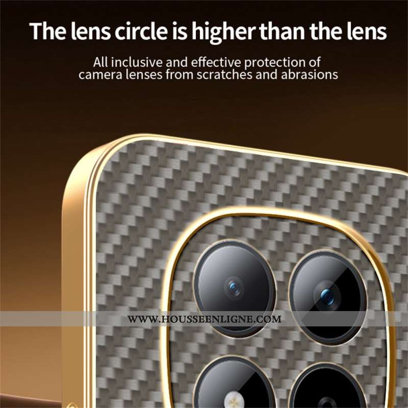 Coque Xiaomi Redmi Note 15 Pro 5G Texture Fibre de Carbone