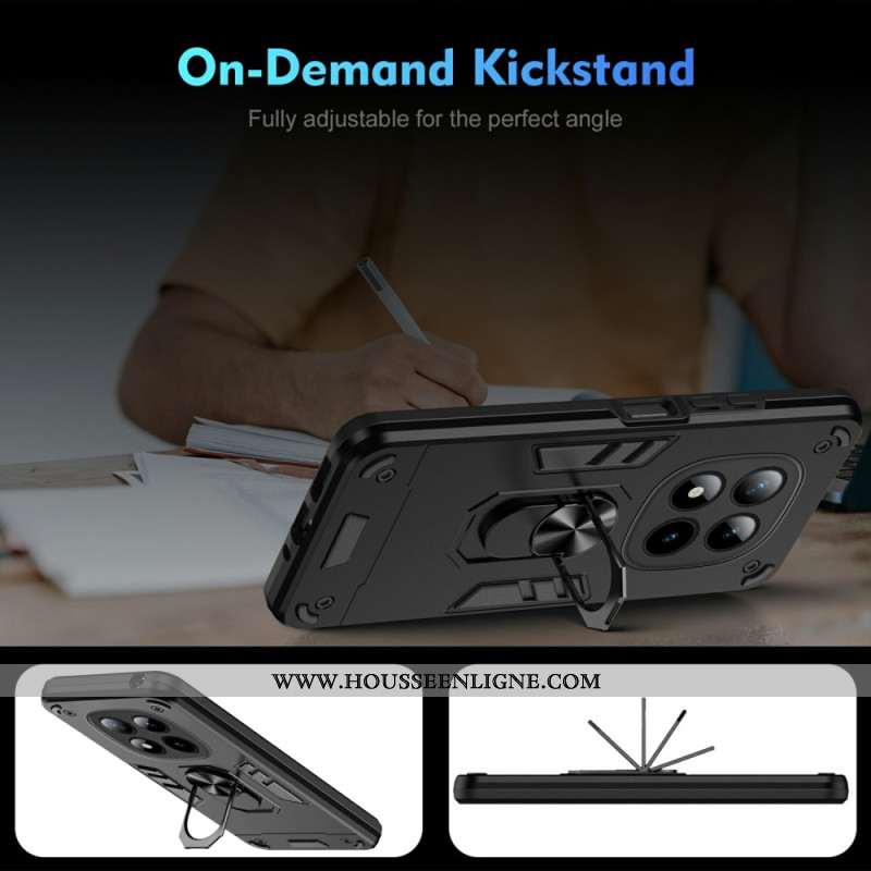 Coque Xiaomi Redmi Note 15 Pro Plus 5G / Poco M8 Pro 5G Anneau Support et Protection Renforcée