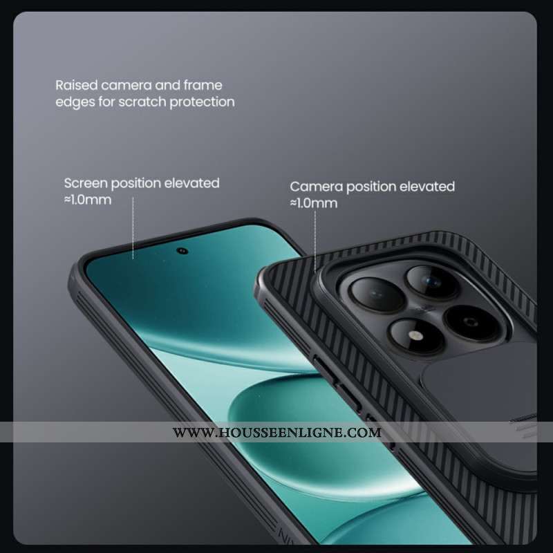 Coque Xiaomi Redmi Note 15 Pro Plus 5G / Poco M8 Pro 5G Camshield Pro avec Protection Caméra NILLKIN
