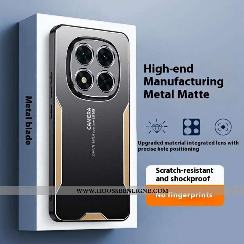 Coque Xiaomi Redmi Note 15 Pro Plus 5G / Poco M8 Pro 5G Effet Métal