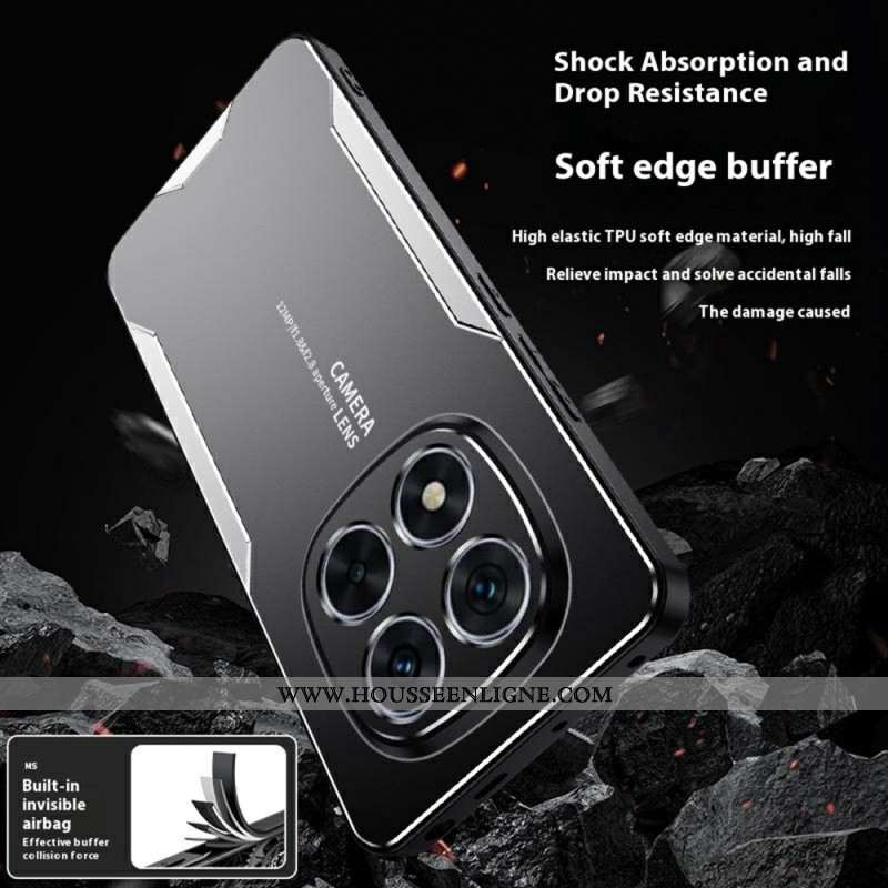 Coque Xiaomi Redmi Note 15 Pro Plus 5G / Poco M8 Pro 5G Effet Métal