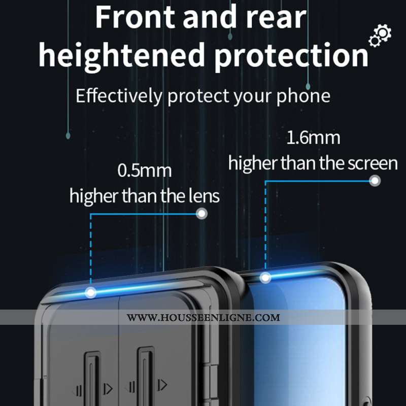 Coque Xiaomi Redmi Note 15 Pro Plus 5G / Poco M8 Pro 5G Support Béquille et Cache Objectif