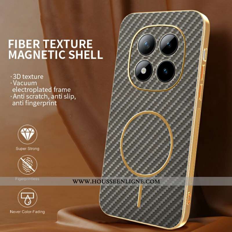 Coque Xiaomi Redmi Note 15 Pro Plus 5G / Poco M8 Pro 5G Texture Fibre de Carbone