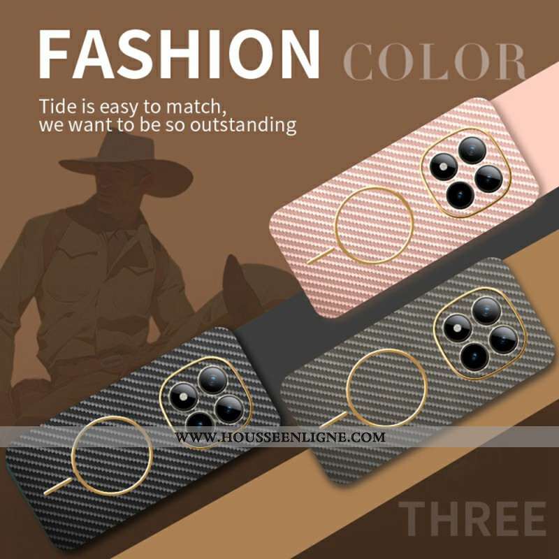 Coque Xiaomi Redmi Note 15 Pro Plus 5G / Poco M8 Pro 5G Texture Fibre de Carbone