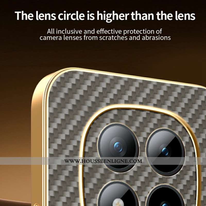 Coque Xiaomi Redmi Note 15 Pro Plus 5G / Poco M8 Pro 5G Texture Fibre de Carbone