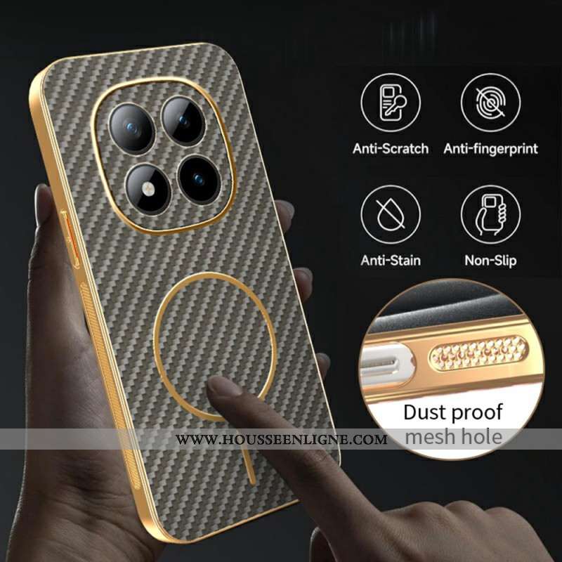 Coque Xiaomi Redmi Note 15 Pro Plus 5G / Poco M8 Pro 5G Texture Fibre de Carbone