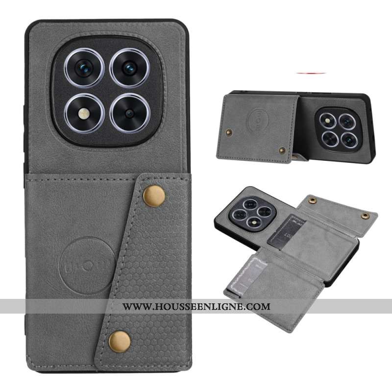 Coque Xiaomi Redmi Note 15 Pro Plus 5G / Poco M8 Pro 5G avec Porte-Cartes et Support