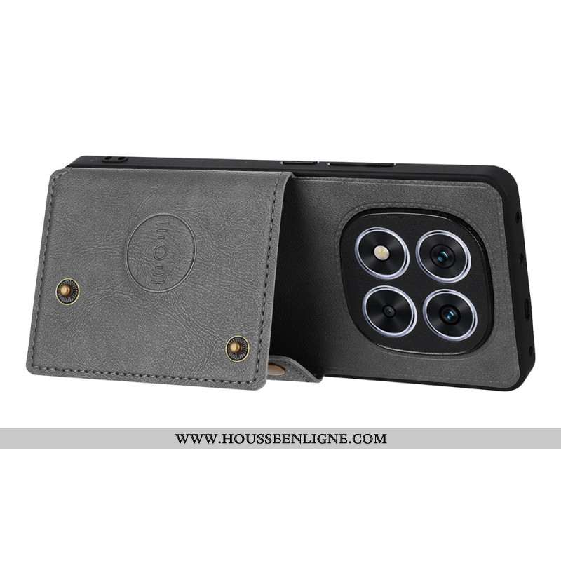 Coque Xiaomi Redmi Note 15 Pro Plus 5G / Poco M8 Pro 5G avec Porte-Cartes et Support