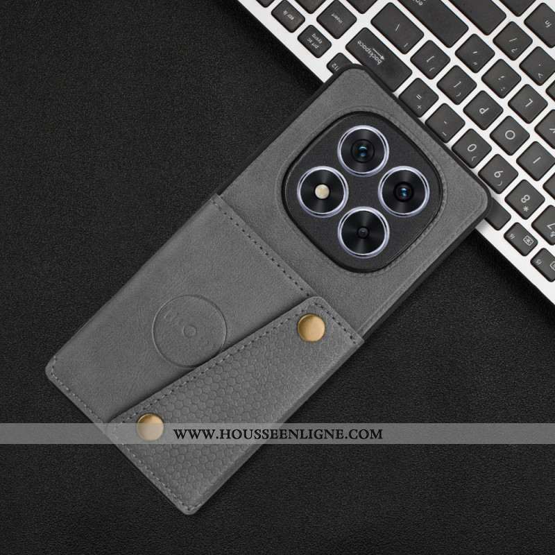 Coque Xiaomi Redmi Note 15 Pro Plus 5G / Poco M8 Pro 5G avec Porte-Cartes et Support