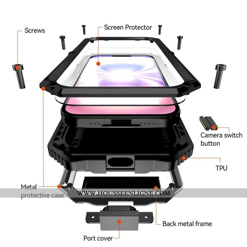 Coque iPhone 17 Armure R-JUST